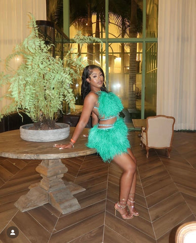 Fantasy Feather Dress